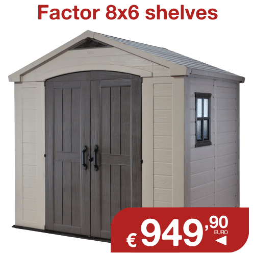 Factor 8x6 shelves